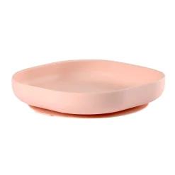 Assiette Silicone Ventouse Light Pink*BÉABA Clearance