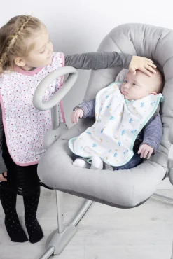 Bavoir Coton Flowers*BÉABA Outlet