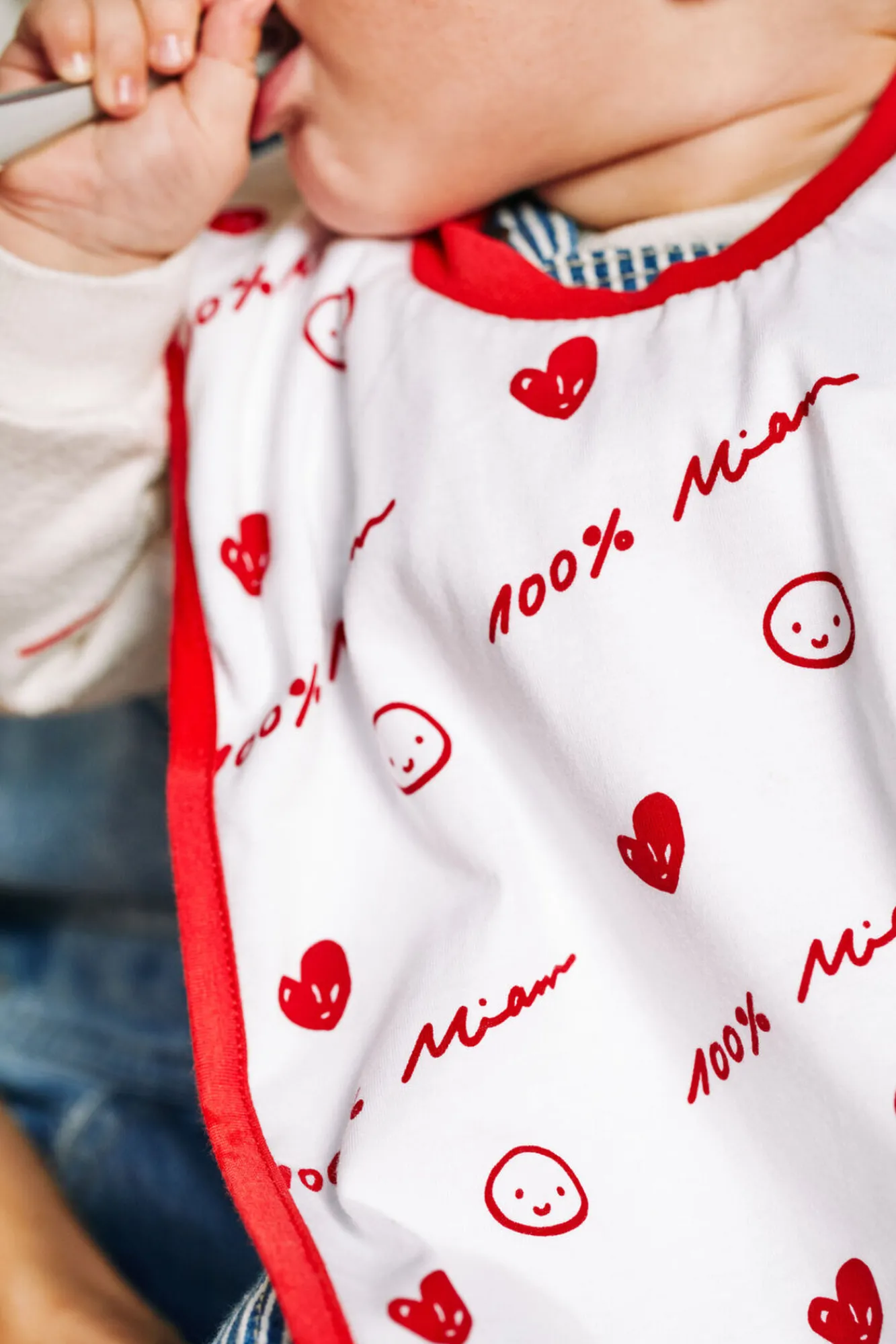 Bavoir Coton Mathilde Cabanas*BÉABA Outlet