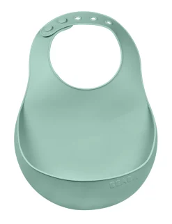 Bavoir Silicone Sage Green*BÉABA Clearance