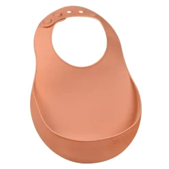 Bavoir Silicone Terracotta*BÉABA New