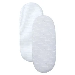 Beaba By Shnuggle - Lot 2 Draps Housse*BÉABA Clearance