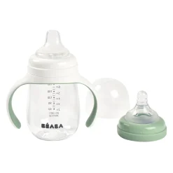 Biberon D'Apprentissage 2 En 1 210 Ml Sage Green*BÉABA