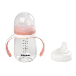 Biberon D'Apprentissage 2 En 1 210 Ml Old Pink*BÉABA New