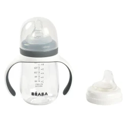 Biberon D'Apprentissage 2 En 1 210 Ml Mineral Grey*BÉABA New