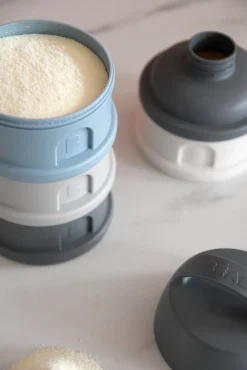 Boite Doseuse 4 Compartiments Mineral Grey / Blue*BÉABA New