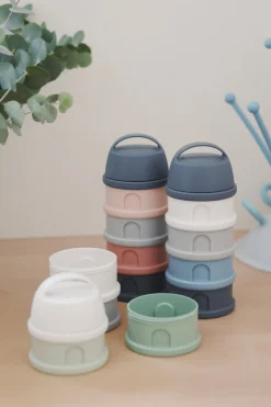 Boite Doseuse 4 Compartiments Mineral Grey /Pink*BÉABA Discount