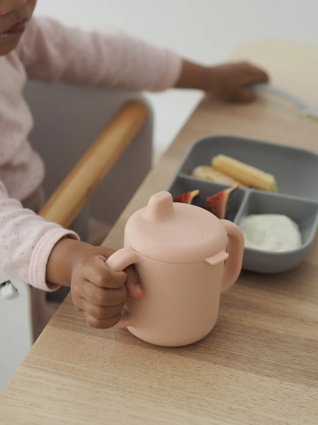 Coffret D'Apprentissage Silicone + Tasse Pink*BÉABA