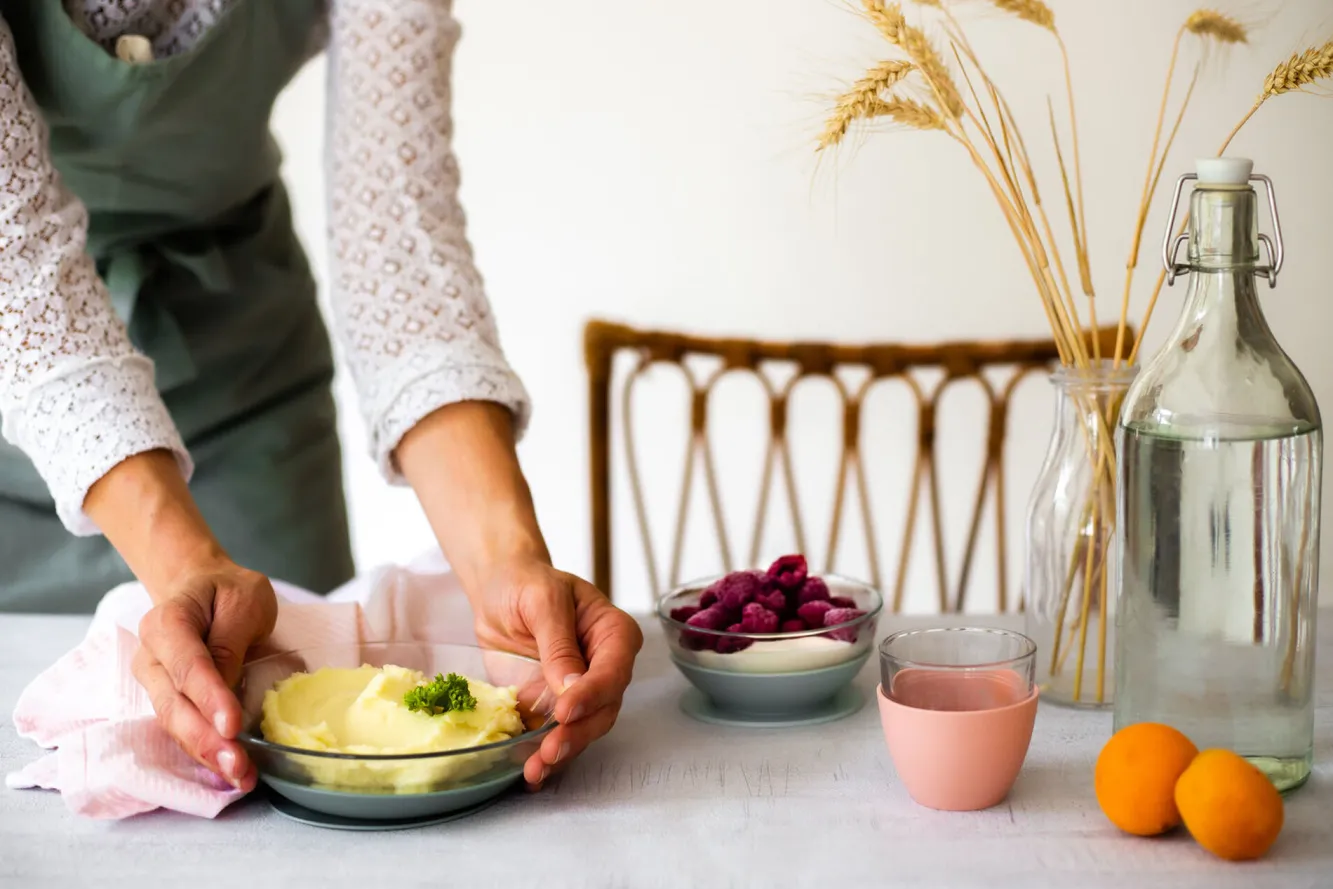 Coffret Repas Verre Eucalyptus*BÉABA Discount