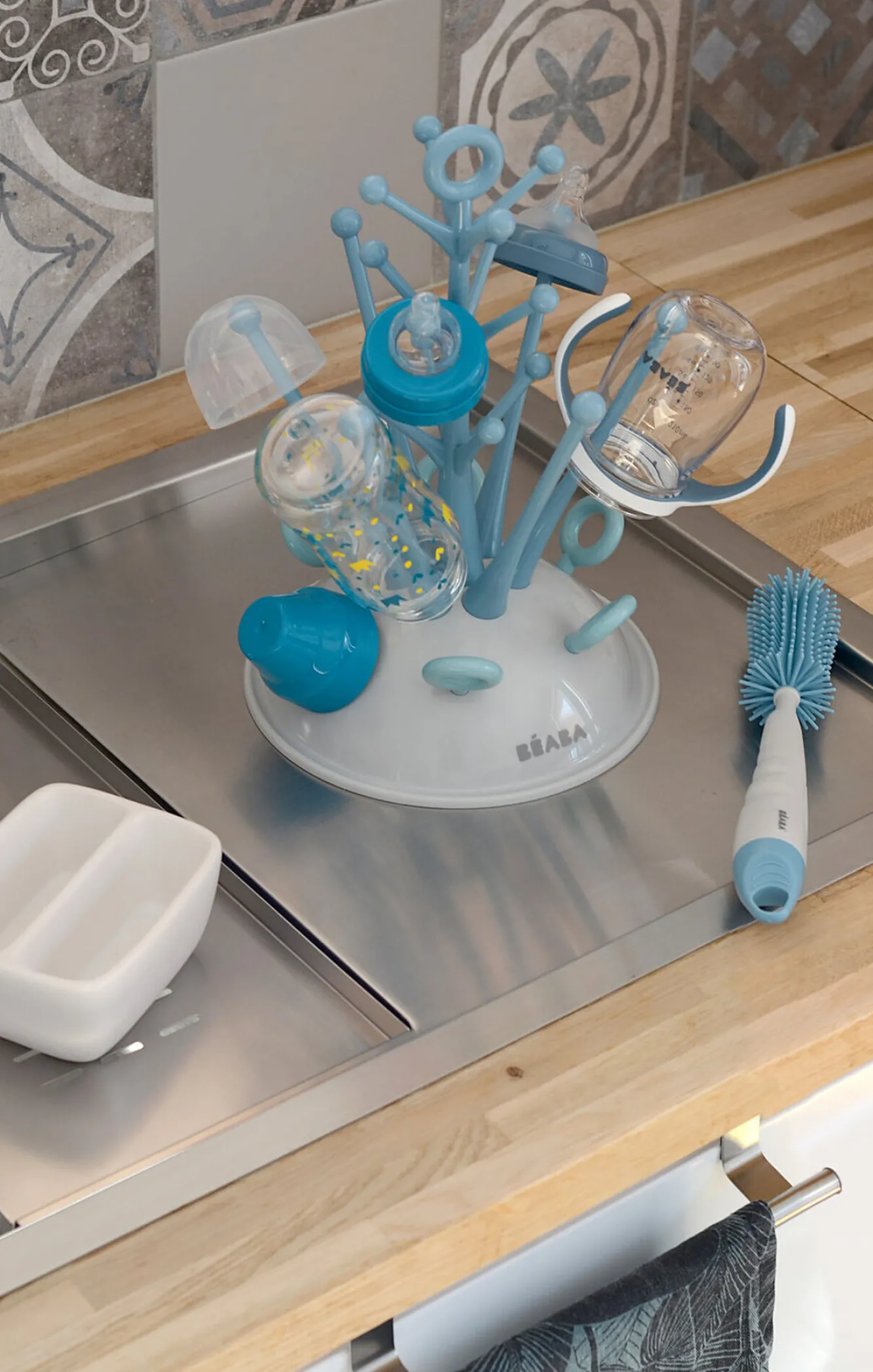 Egoutte-Biberons Arbre Neon*BÉABA Clearance