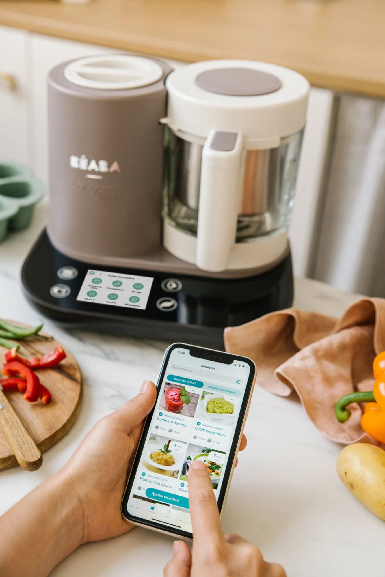 Le Robot Cuiseur Babycook® Smart Dove Grey*BÉABA Clearance