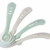 Lot 4 Cuilleres 2Eme Age Silicone Velvet Grey / Sage Green*BÉABA Outlet