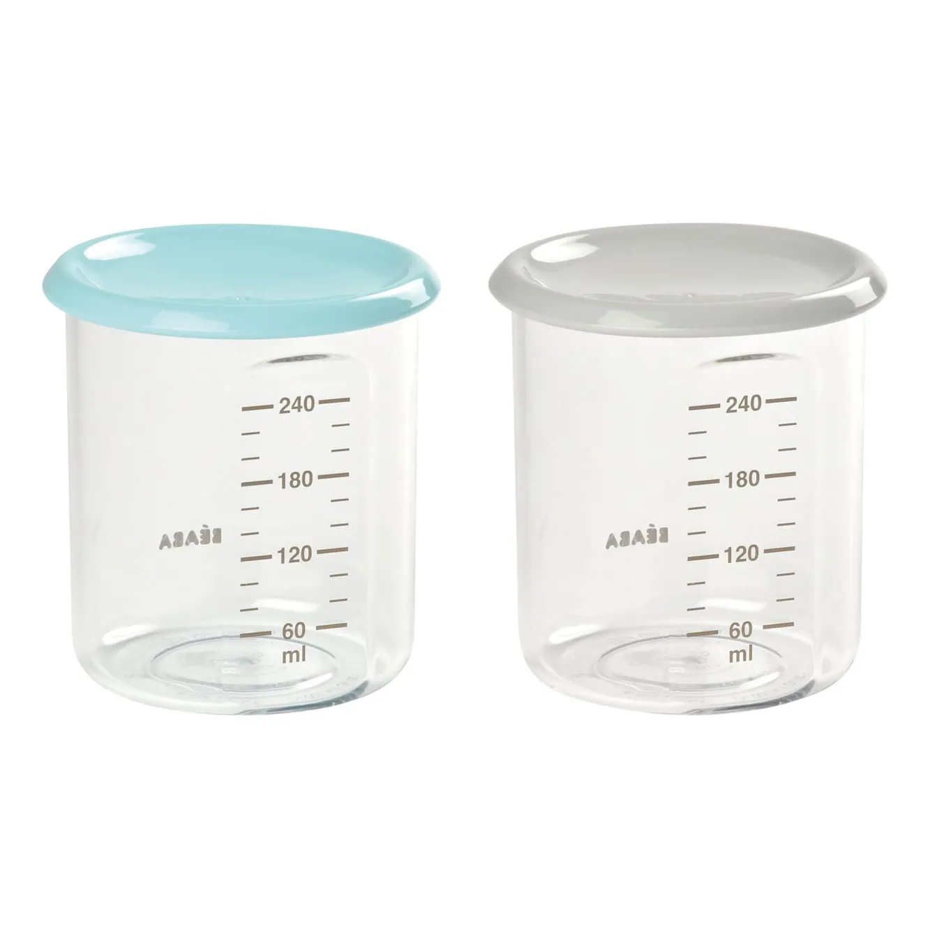 Lot 2 Maxi Portion Blue/Grey*BÉABA