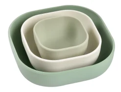 Lot De 3 Bols Silicone Gigogne Sage Green*BÉABA Outlet