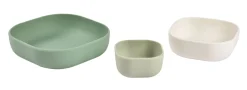 Lot De 3 Bols Silicone Gigogne Sage Green*BÉABA Outlet