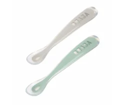 Lot De 2 Cuilleres 1Er Age Silicone Avec Boite De Transport*BÉABA