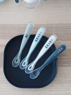 Lot De 4 Cuilleres 1Er Age Silicone Storm*BÉABA Sale