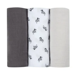 Lot De 3 Langes En Coton Savanna*BÉABA Sale