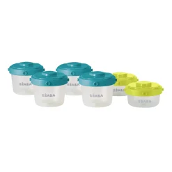 Lot De 6 Portions Clip 1Er Age 60 Et 120 Ml Neon*BÉABA