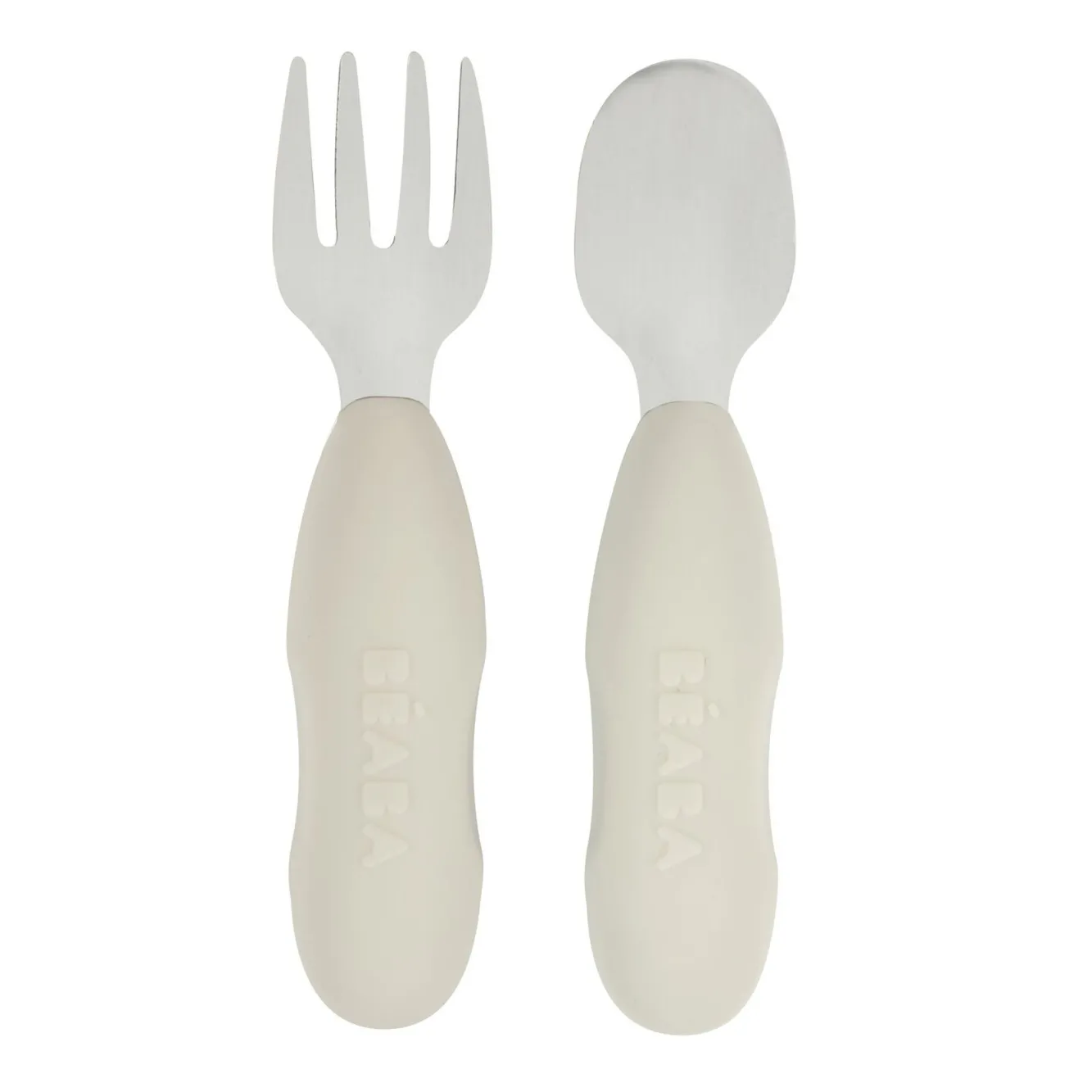 Lot De 2 Pre-Couverts Inox Velvet Grey*BÉABA Hot