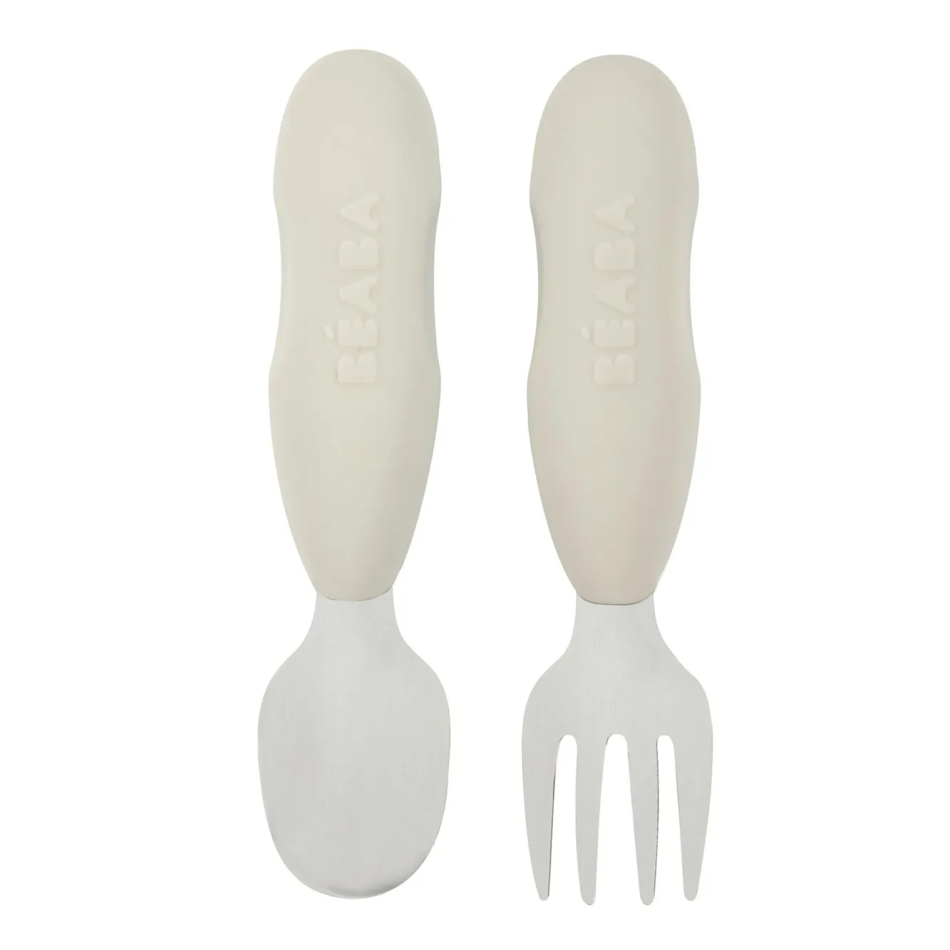 Lot De 2 Pre-Couverts Inox Velvet Grey*BÉABA Hot