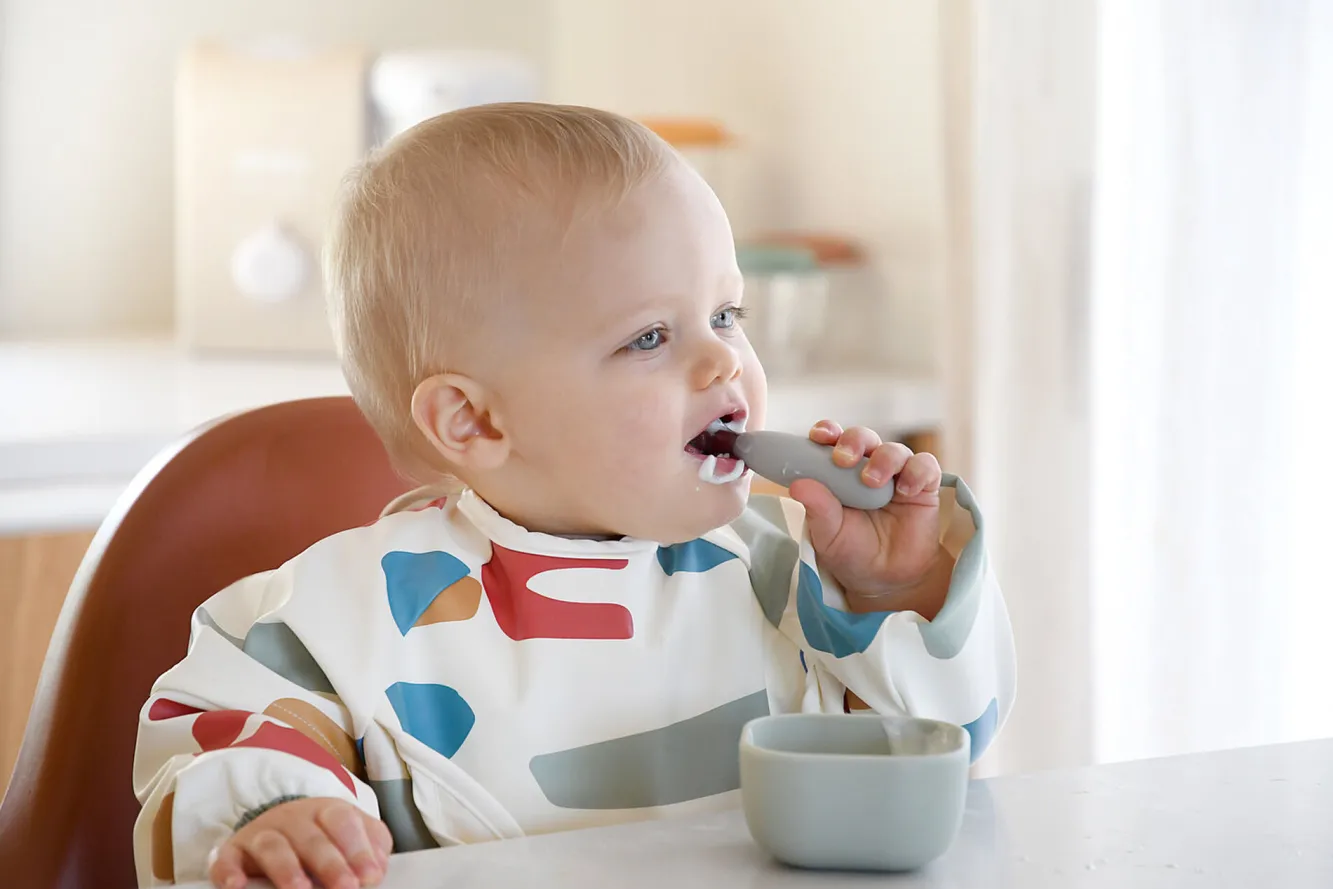 Lot De 2 Pre-Couverts Inox Velvet Grey*BÉABA Hot