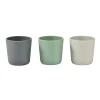 Lot De 3 Verres Silicone Velvet Grey / Sage Green*BÉABA Outlet