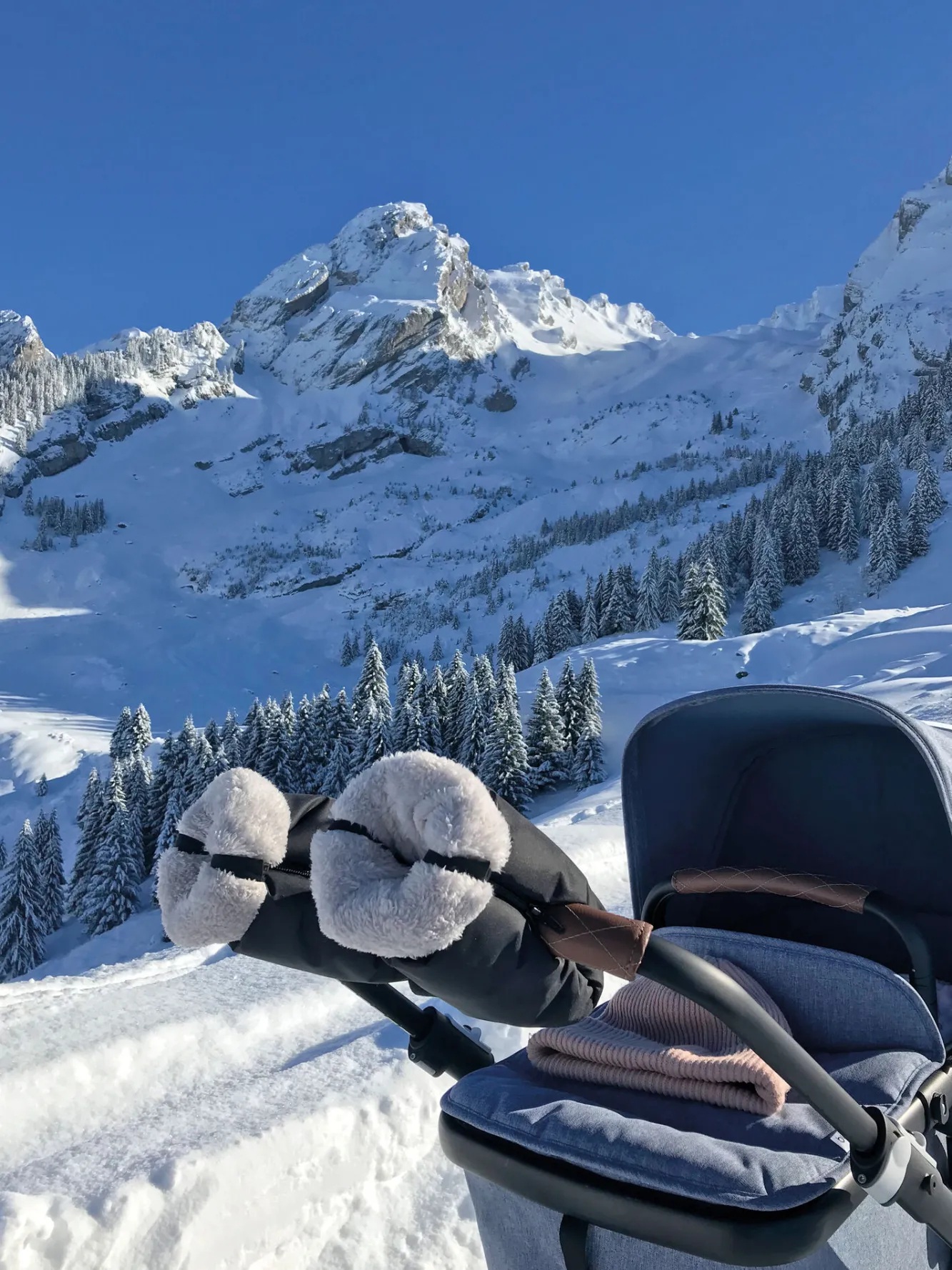 Moufles Poussette Black*BÉABA New