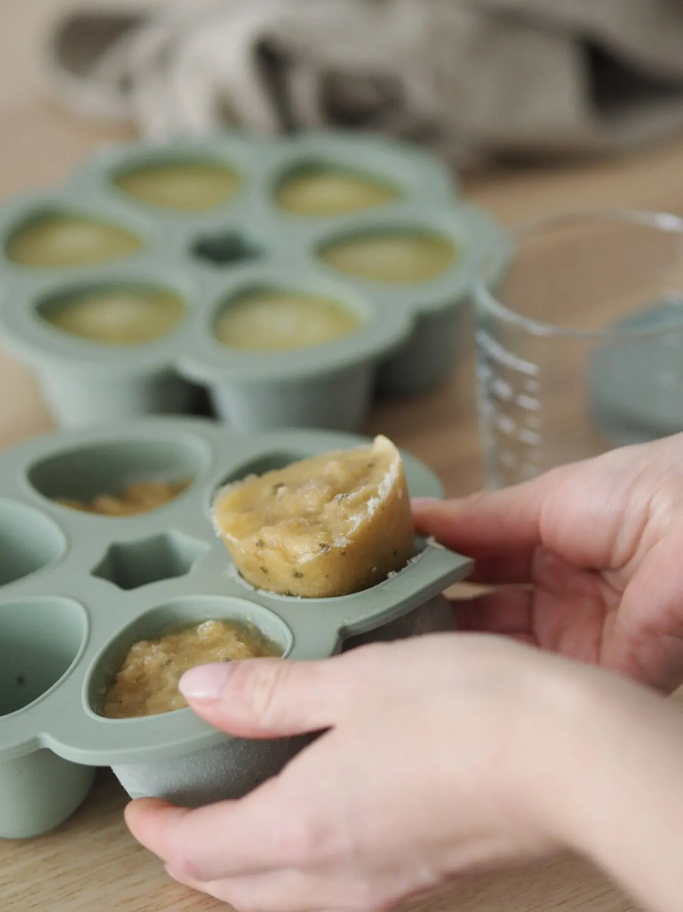 Multiportions Silicone 6 X 90 Ml Sage Green*BÉABA Best