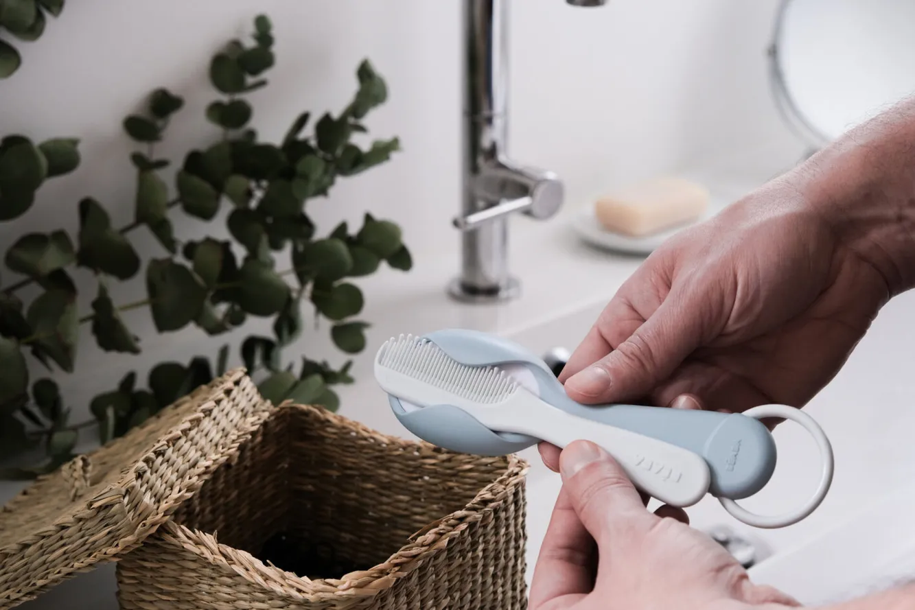 Peigne Et Brosse Green Blue*BÉABA Clearance