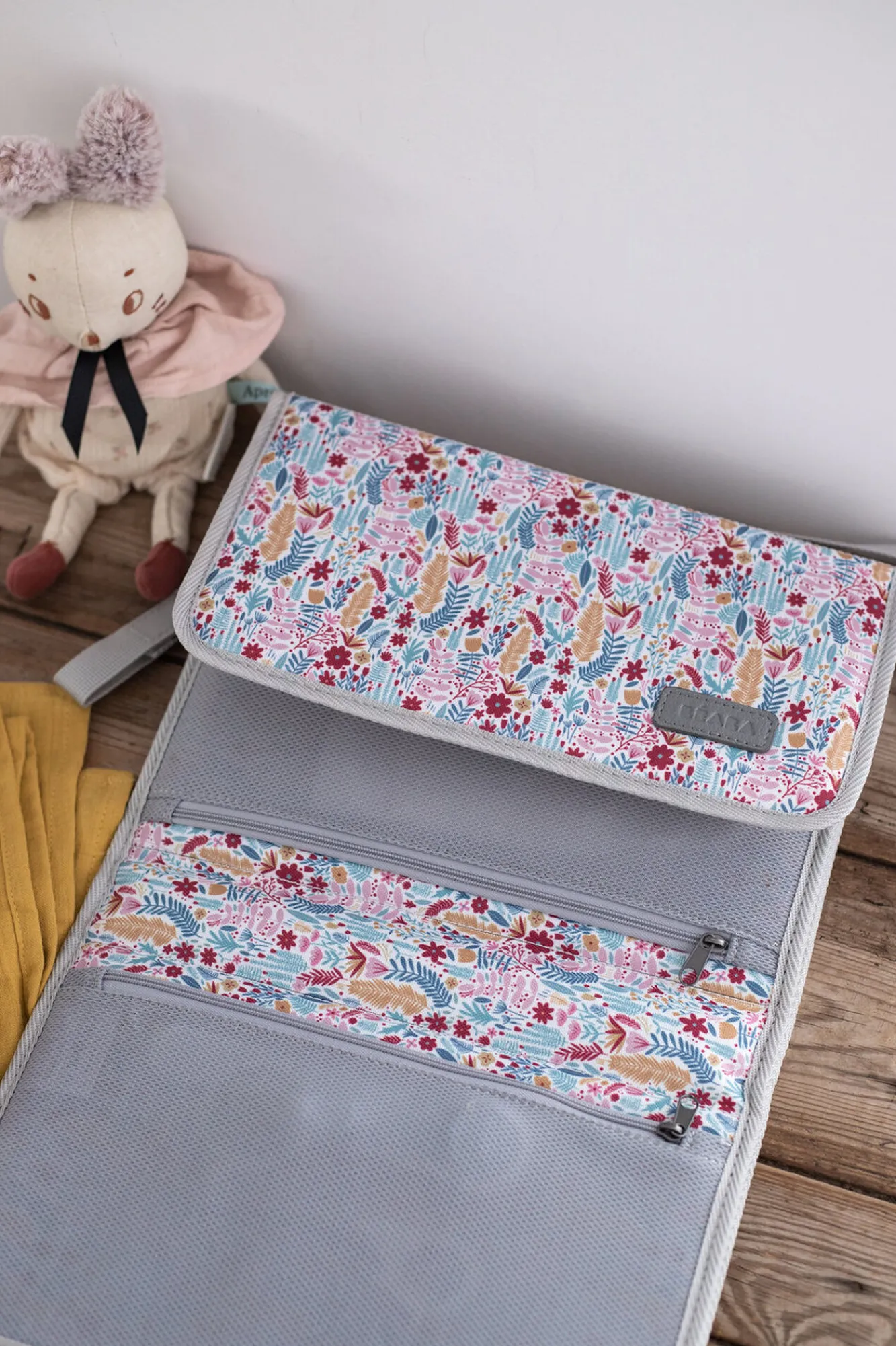 Pochette A Langer Geneve Mirage Grey/Floral*BÉABA New