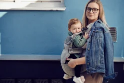 Porte Bébé Najell X Beaba Grey*BÉABA Clearance