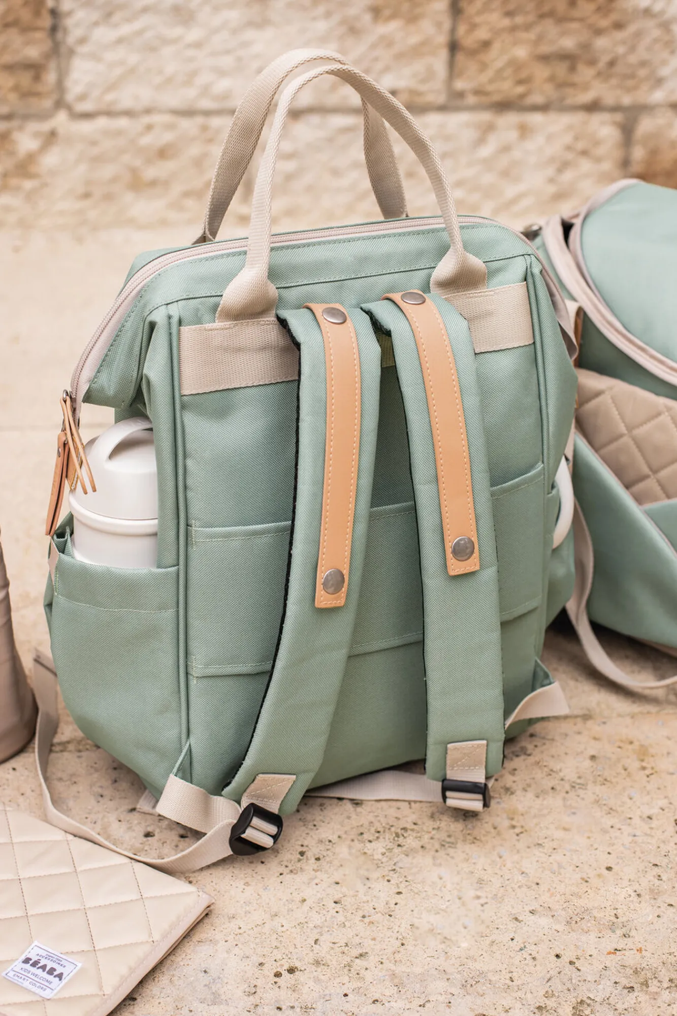 Sac A Langer Wellington Sage Green*BÉABA Sale