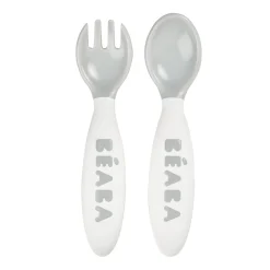 Set 2 Couverts Ergonomiques 2Eme Age Grey*BÉABA Discount