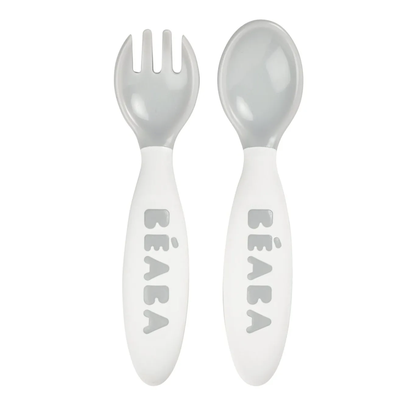 Set 2 Couverts Ergonomiques 2Eme Age Grey*BÉABA Discount