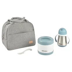 Set Repas On The Go Windy Blue*BÉABA Clearance