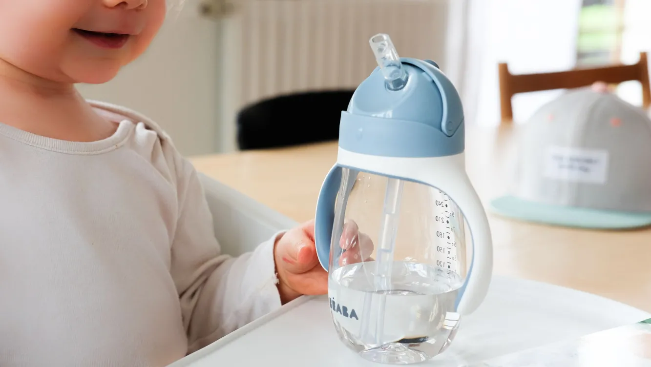 Tasse Paille 300 Ml Windy Blue*BÉABA Hot