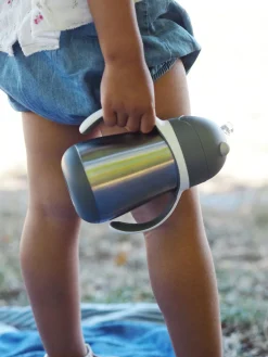 Tasse Paille Inox 250 Ml Mineral Grey*BÉABA