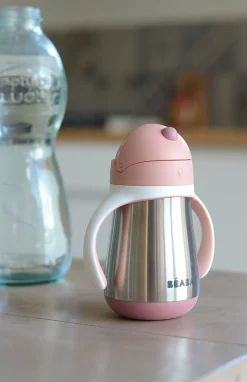 Tasse Paille Inox 250 Ml Old Pink*BÉABA Sale