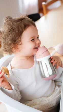 Tasse Paille Inox 250 Ml Old Pink*BÉABA Sale