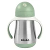 Tasse Paille Inox 250 Ml Sage Green*BÉABA Outlet
