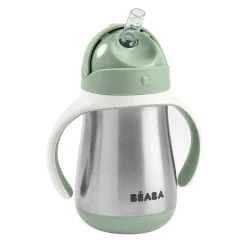 Tasse Paille Inox 250 Ml Sage Green*BÉABA Outlet