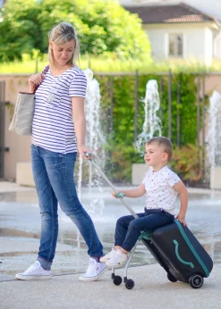 Valise Avec Assise De Voyage Luggage Eazy Green-Blue*BÉABA Best